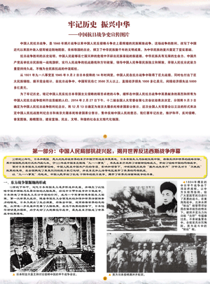 《牢记历史振兴中华——中国抗战史图片》